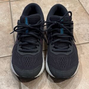 Asics Women's Sneakers in Black and Teal